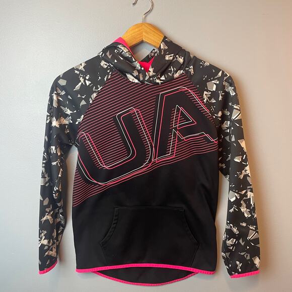 Girls Under Armour UA Coldgear Hoodie YLarge - Picture 1 of 5